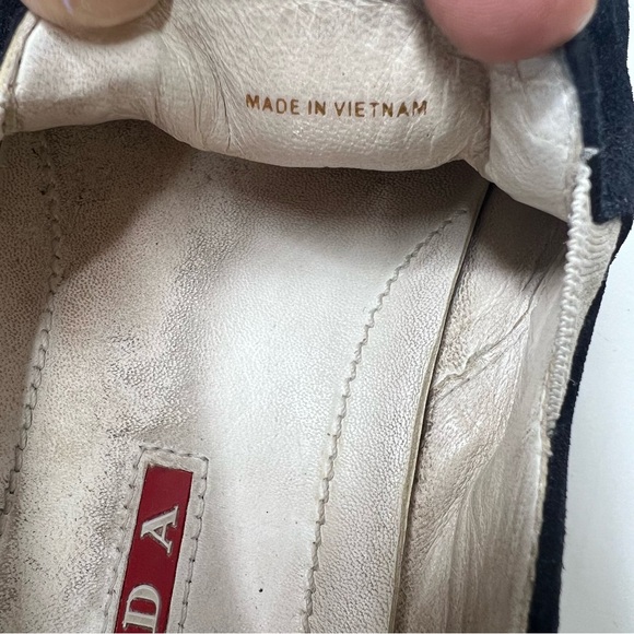 AUTHENTIC Prada Suede Slip-on Sneaker size 9 - Picture 9 of 9